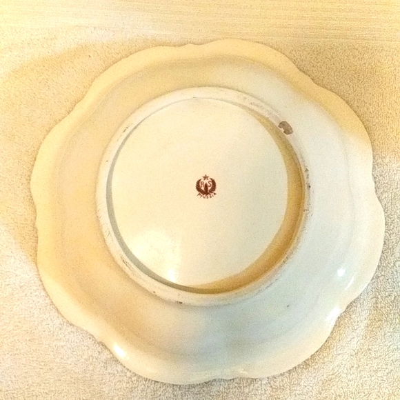 RS Prussia Signed Monreau Lady Portrait Serving Bowl - Picture 5 of 8